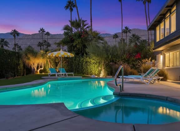 Mid-Century 4BR Luxe | Pool & Mountain Views - Image 2